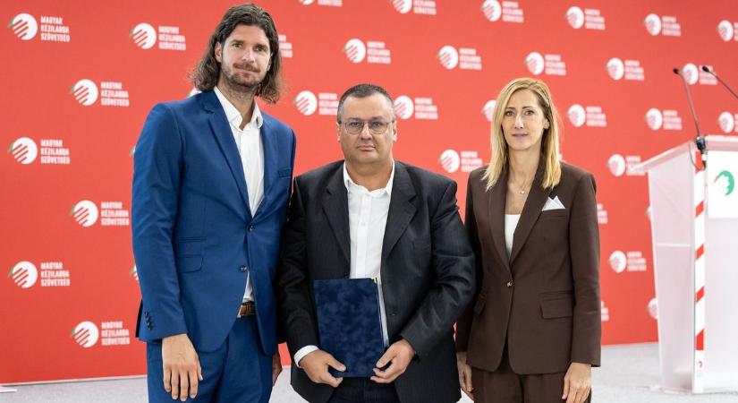 Varga Zoltán az MKSZ kitüntetettje