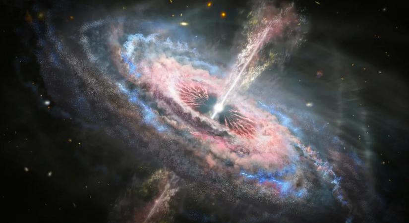 Két masszív fekete lyuk uralhatja a Kalmár-galaxist – a kutatók még sosem láttak ilyen csodát