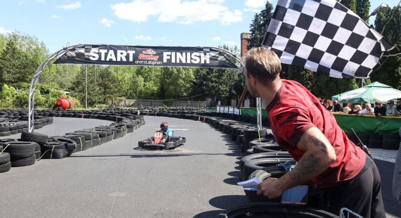 Padlógáz Sopronban - Újra felbőgtek a motorok a Városi Gokart Kupán