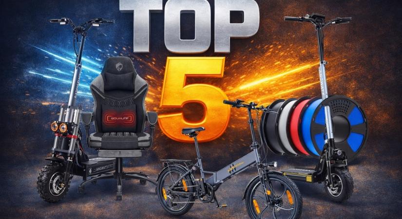 Top 5 népszerű kínai termék EU raktárról májusban