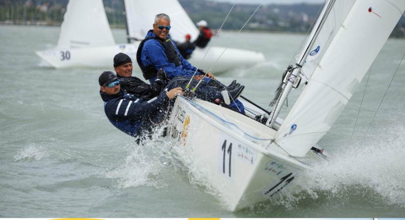 Összetett második helyen Litkey Farkasék a balatonfüredi Soling VB-n!