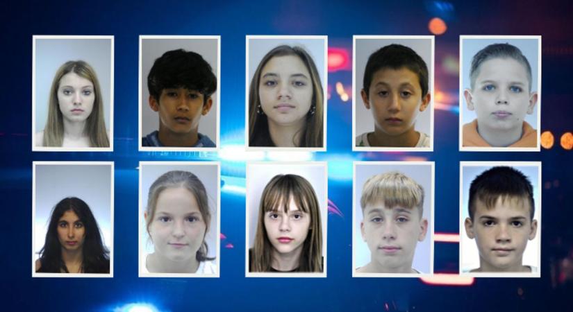 Tatabányai eltűnt gyerekek: ezt a 10 fiatalt keresi a rendőrség Komárom-Esztergomban