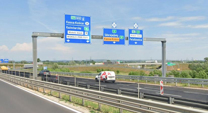 M30: lezárják a felsőzsolcai csomópontot
