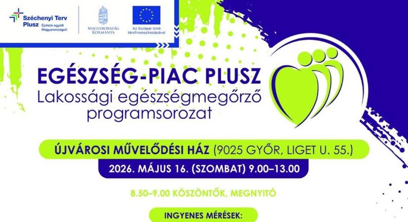 Ingyenes szűrővizsgálatok, tanácsadások lesznek Újvárosban szombaton