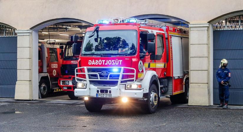 Hulladék gyulladt ki egy szombathelyi üzem telephelyén