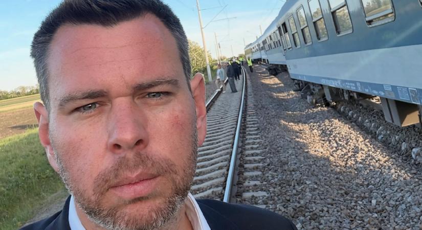 Vitézy Dávid elmondta, miért siklott ki a gyomai InterCity