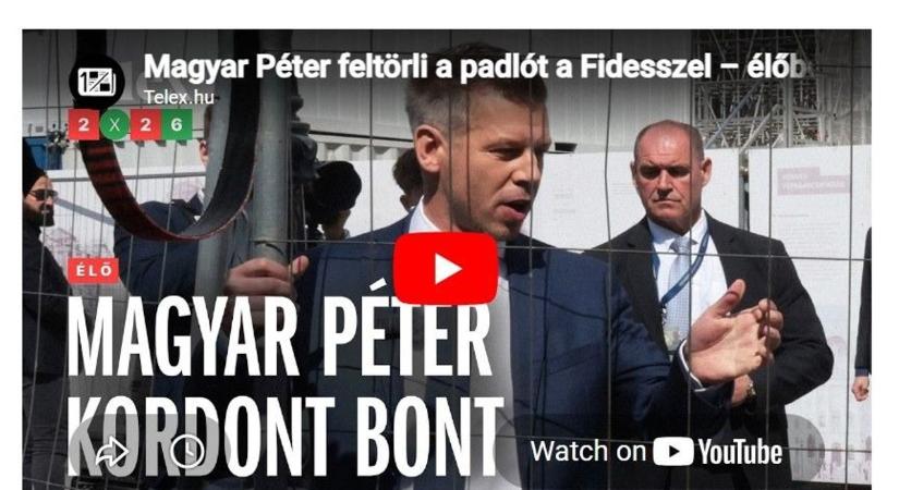 Csak egy kérdésem volna: Magyar Péter idővel dolgozni is fog?