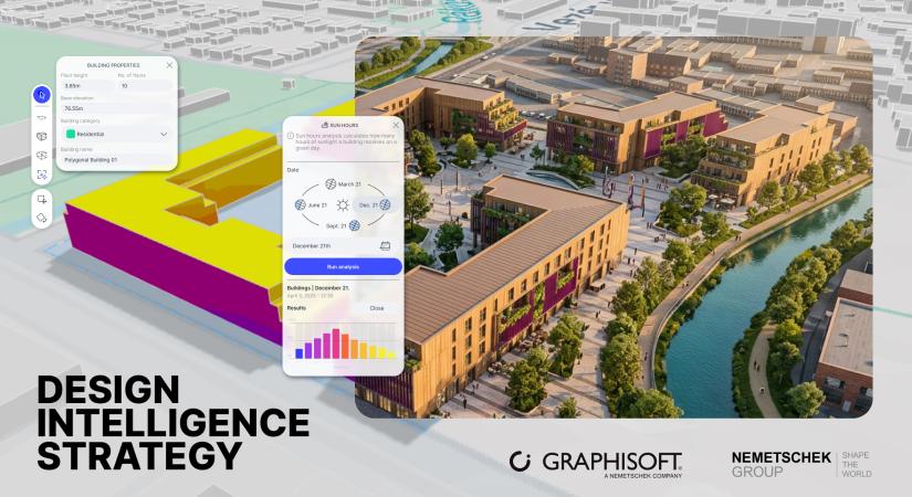 A Graphisoft a nyílt együttműködést és az AI-támogatott tervezést erősíti Design Intelligence stratégiájával