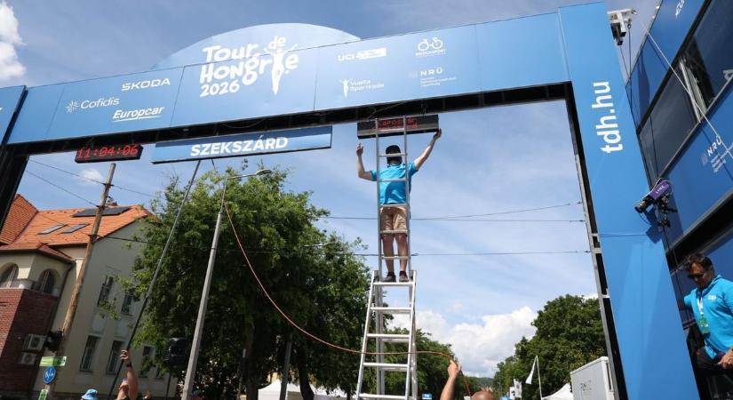 Mindenfelé kordonok – így várja a Tour de Hongrie mezőnyét a vármegyeszékhely (képgalériával)