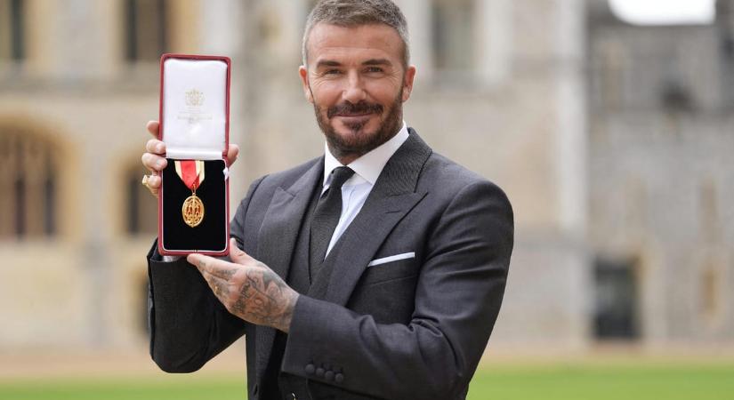 Sir David Beckham lett az Egyesült Királyság első milliárdos sportolója