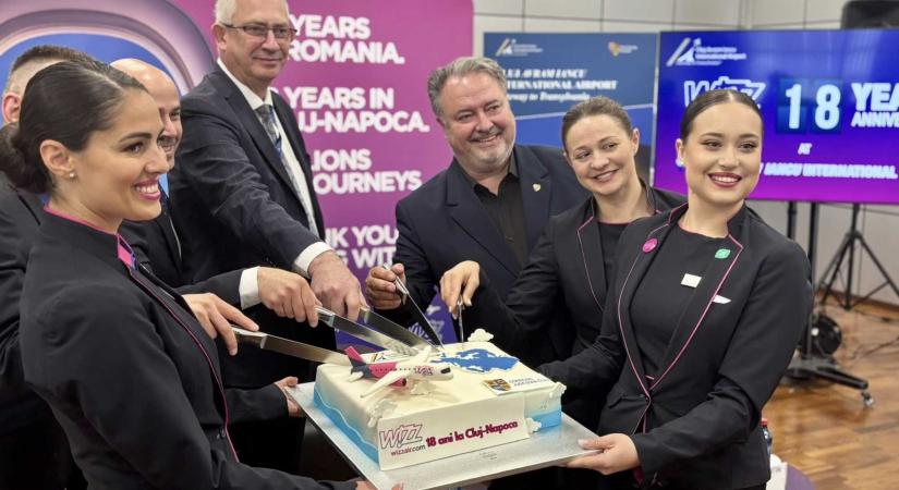 Kolozsvár–Budapest járatért lobbiztak a Wizz Air „szülinapján”