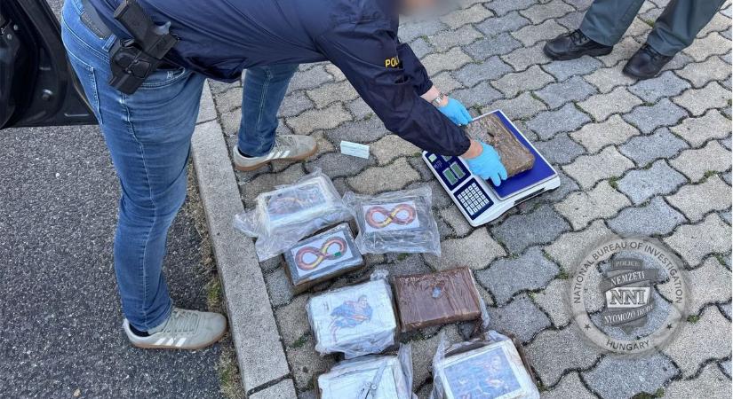 10 kiló kokain az autóban – elrendelték a szerb férfi letartóztatását