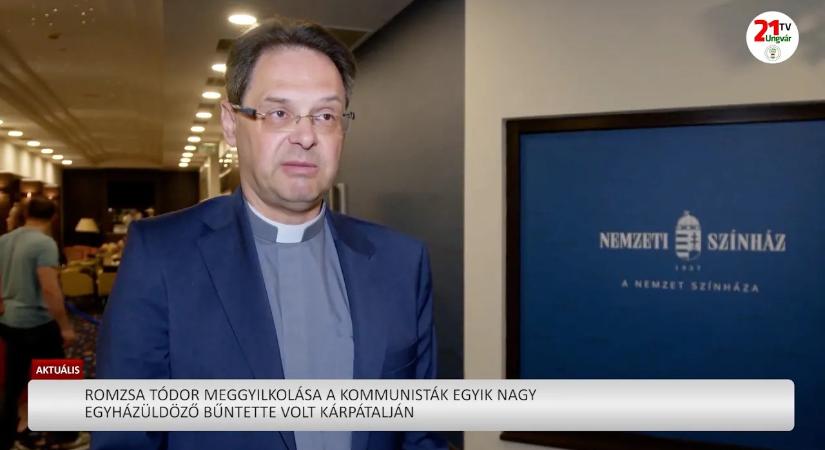 Aktuális(2026.05.15)- Romzsa Tódor meggyilkolása a kommunista hatalom egyik legnagyobb egyházüldöző bűntette volt Kárpátalján (videó)