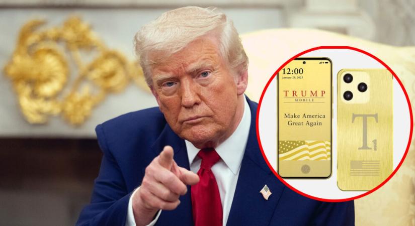 Aranyszínű mobil, amerikai zászló és középkategóriás hardver: ilyen lett a Trump T1