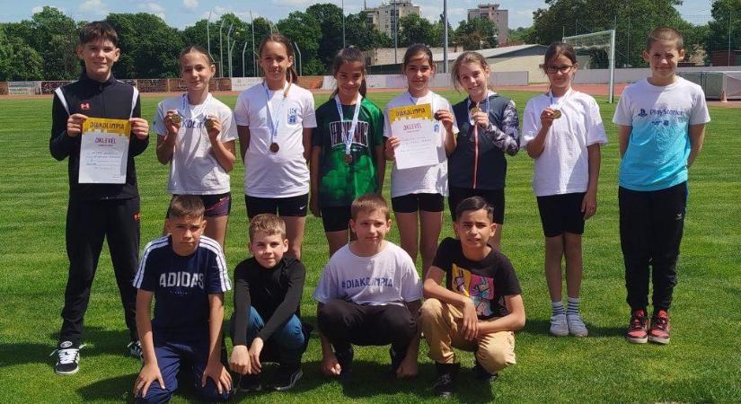 Kiemelkedő körzetis eredmények az atlétika 3 próba vármegyei fordulóján