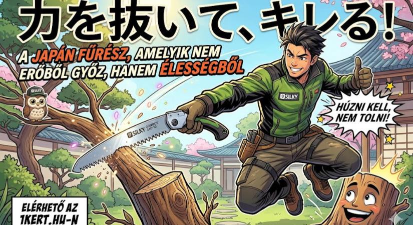 Silky: a japán fűrész, amelyik nem erőből győz, hanem élességből