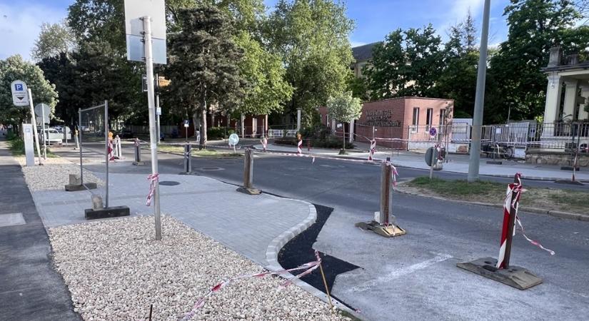 Forgalomkorlátozásokra kell számítani Szombathelyen az épülő Markusovszky utcai zebránál