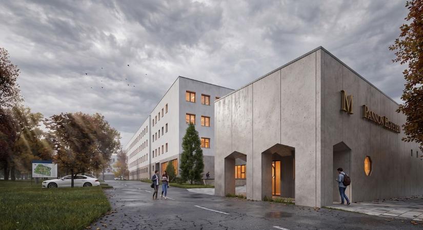 Így újulhat meg a Pannon Egyetem felső kampusza Veszprémben (galéria)
