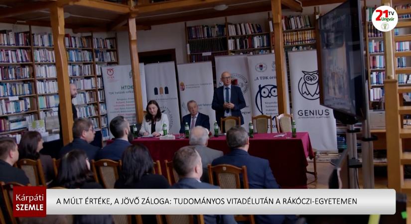 A múlt értéke, a jövő záloga: Tudományos Vitadélután a Rákóczi-egyetemen (videó)