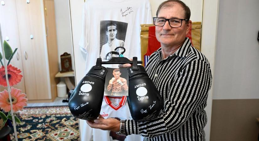 Ereklyék sportlegendáktól: betekintettünk egy mosonmagyaróvári gyűjtő kincsei közé - fotók