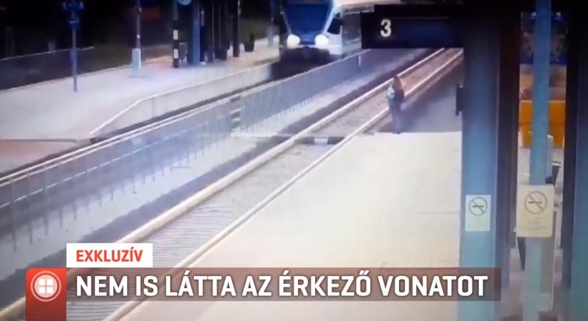 Videón a tragédia: csak az egyik irányból érkező vonatot figyelte az egyetemista