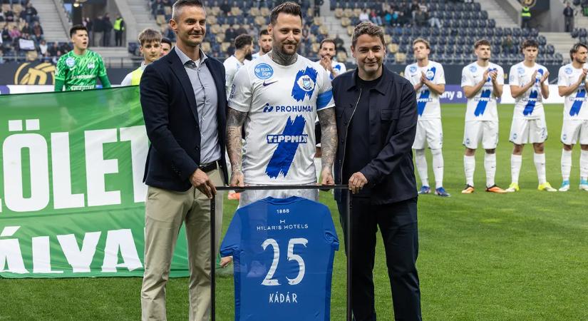 Videó: Kádár Tamás visszavonul, a Pancho Arénában búcsúzott a futballtól
