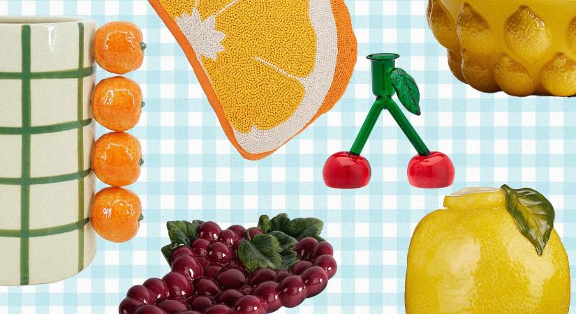 A kedvenc gyümölcsös lakberendezési kiegészítőink a nyári időszakra