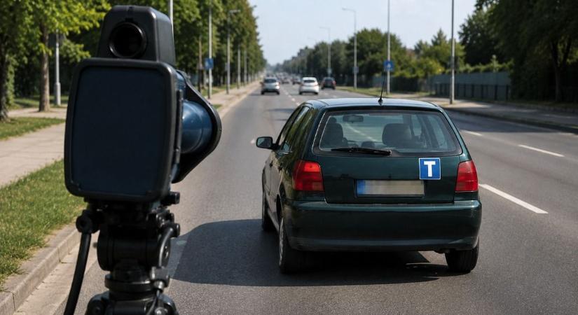 Ilyen nincs és mégis van: gyorshajtó tanulóvezetőt bírságoltak meg a rendőrök