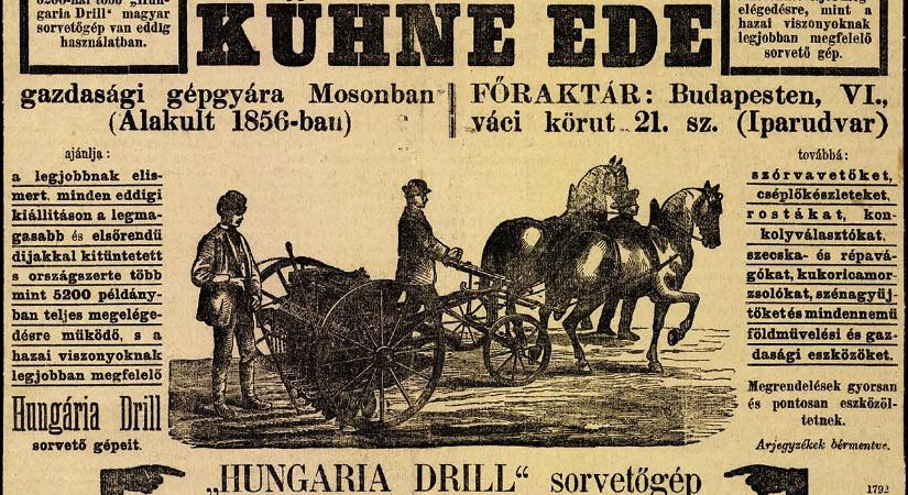 187 éve született Kühne Ede gépészmérnök