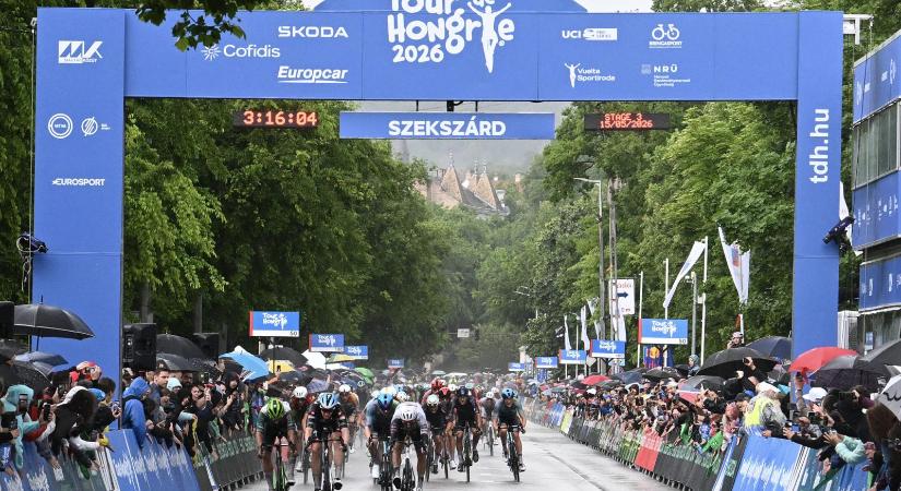 Merlier nyert az esőben, rövidítették a szombati szakaszt a Tour de Hongrie-n