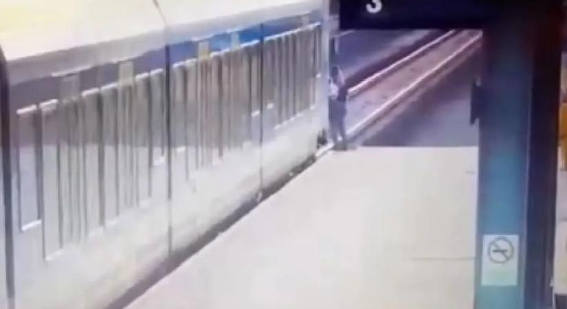 Kamera rögzítette az ELTE diákönkormányzati elnökének utolsó pillanatait a vonatállomáson – videó