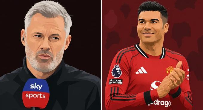 Carragher meghajolt Casemiro előtt és elnézést kért tőle