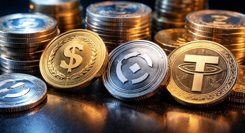 322 milliárd dollárnyi stabilcoin vár a pálya szélén – mégsem robbant be a kriptorali