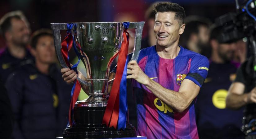 „Itt az ideje továbblépni” – Lewandowski bejelentette, hogy elhagyja a Barcelonát