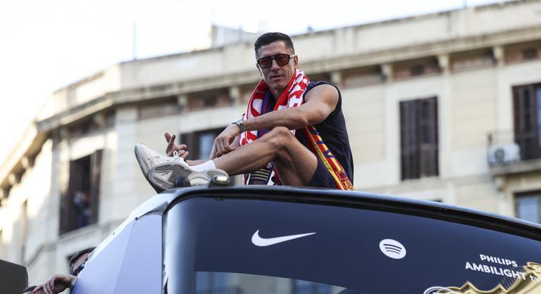 Négy év és három bajnoki cím után Robert Lewandowski távozik a Barcelonától