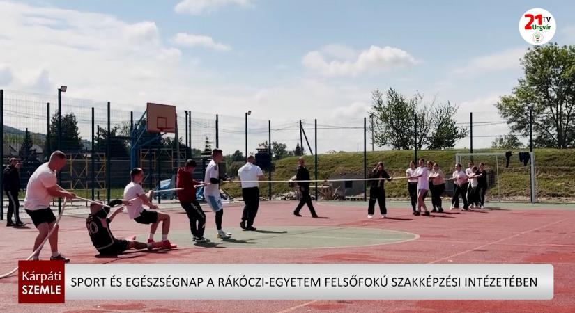 Sport és egészségnap a Rákóczi egyetem felsőfokú szakképzési intézetében (videó)