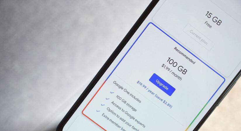Vége lehet a korlátlanul osztogatott 15 GB-os Google tárhelynek