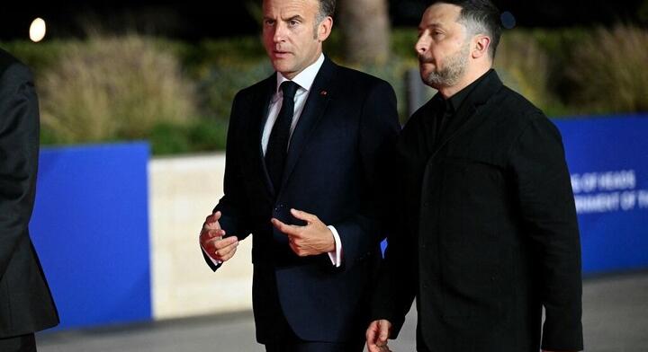 Macronnal tárgyalt Zelenszkij