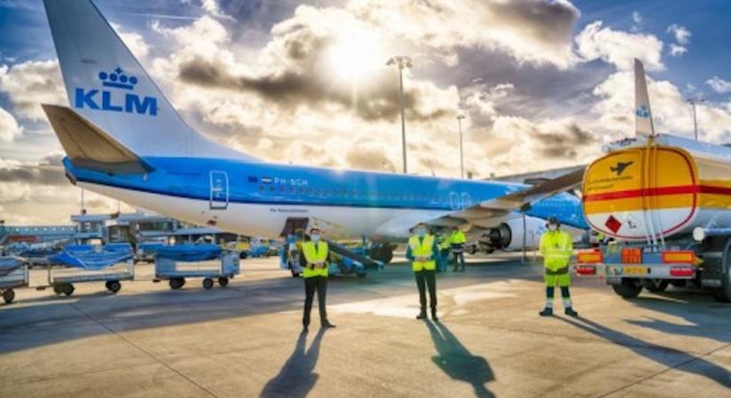 A KLM elindította a világ első szintetikus kerozinnal hajtott utasszállító járatát