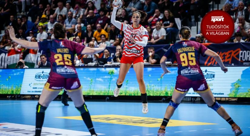 A hajrát nem bírta a nagyot küzdő Esztergom Dijonban, így lemarad az Európa-liga-döntőről