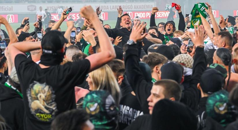 Így látták az ETO újdonsült bajnokai - nyilatkozatok az öröm pillanataiban