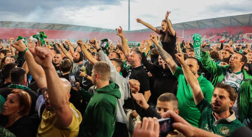 Így ünnepelte a bajnoki címet az ETO Kisvárdán és a hazaúton – videók