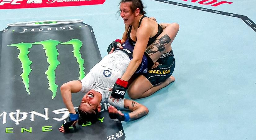 Alice Ardelean a UFC-ben még SOHA nem látott submissiont mutatott be