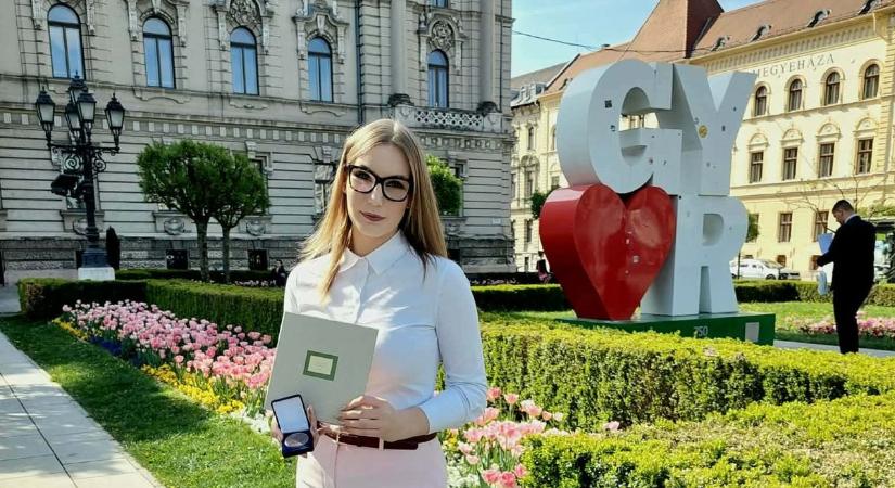 Kazinczy-érem a mosonmagyaróvári Kossuth-gimnázium végzősének