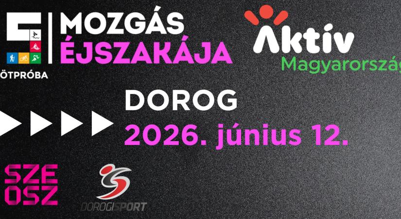 Mozgásba lendül Dorog: érkezik a Mozgás Éjszakája
