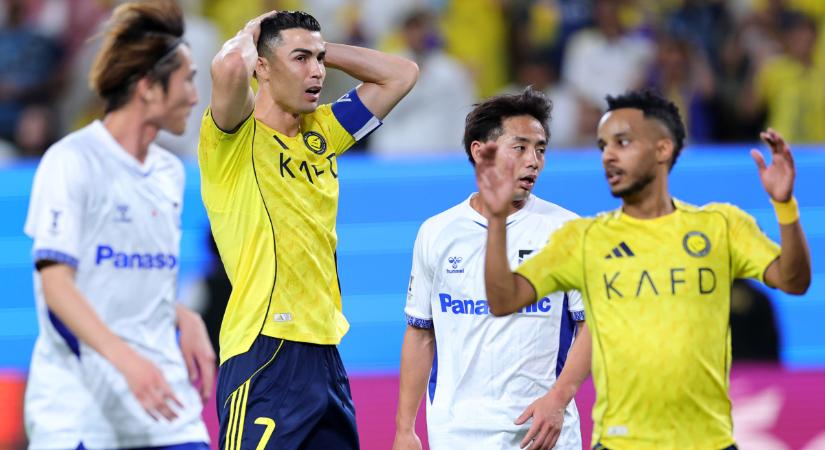 Újabb keserű este Cristiano Ronaldónak: a Gamba Osaka elhódította az ázsiai BL 2 fináléját