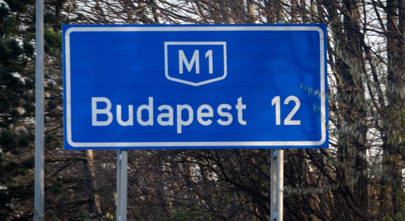 Két baleset miatt állt be az M1-es autópálya