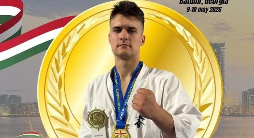 Lajtos Patrik Európa-bajnok shinkyokushin karatéban