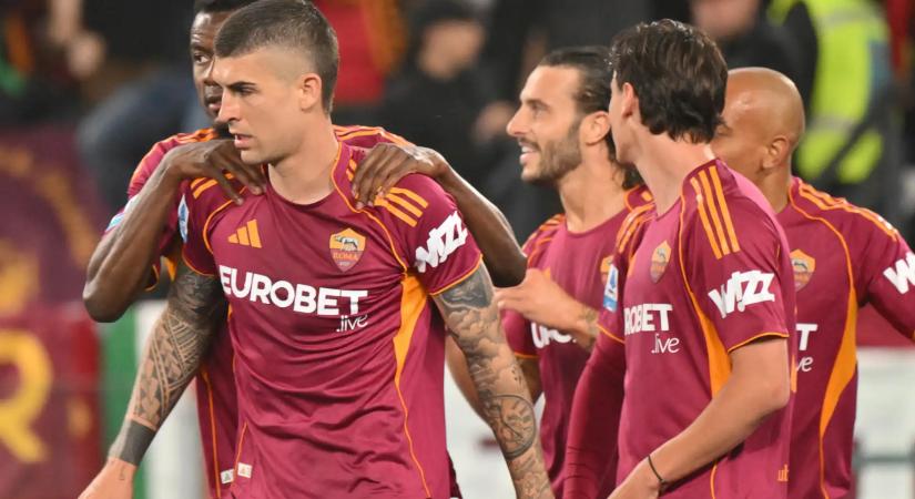 Mancini duplájával nyerte az AS Roma a Lazio elleni derbyt