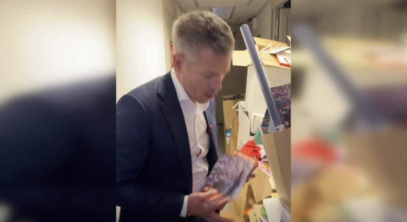 Videó: Magyar Péterék Lázár volt minisztériumának pincéjében bizonyítékokat találhattak, feljelentést tesznek